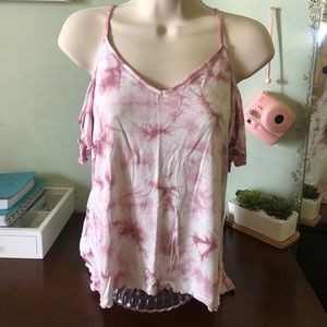 American Eagle tank top, off the shoulder sleeve